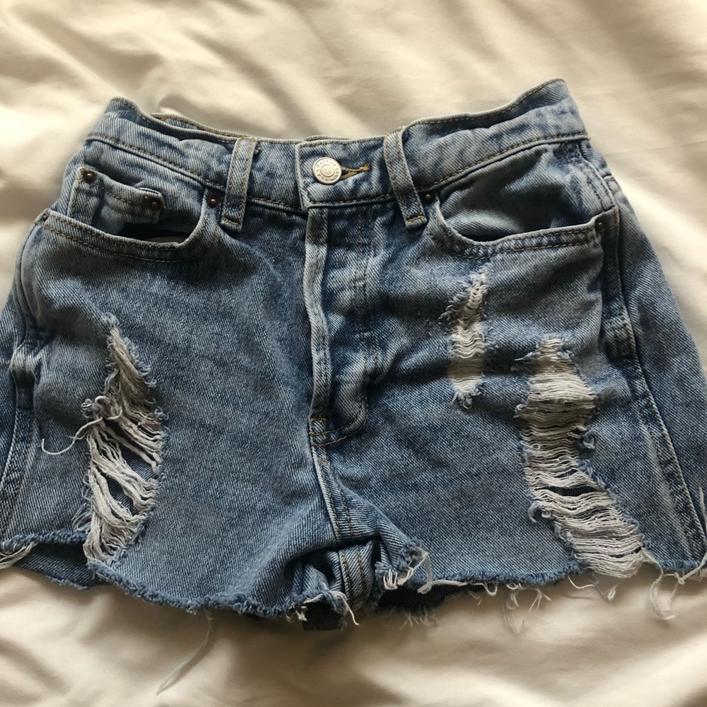pacsun ripped mom jeans